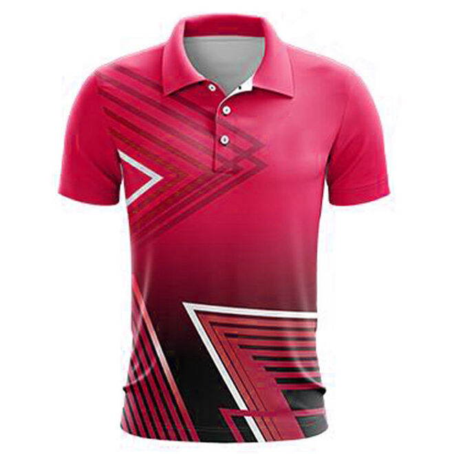 Geometric Pattern Cricket Jersey Set