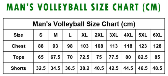 Reversible Polyester Volleyball Jersey Set