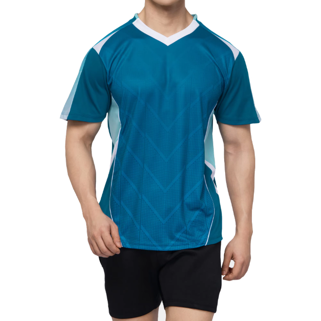 Mens Polyester Volleyball Uniform Set