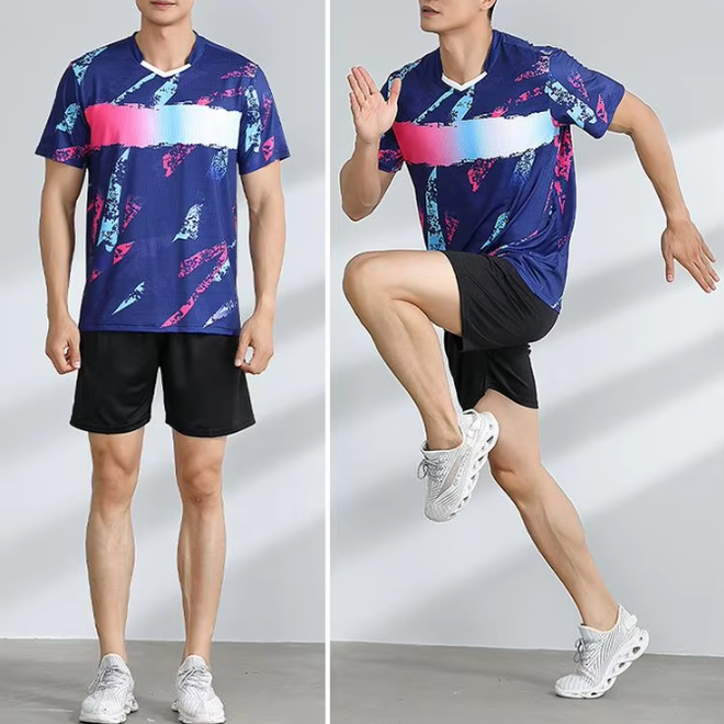 Non Stuffy Breathable Fabric Tennis Jersey Set