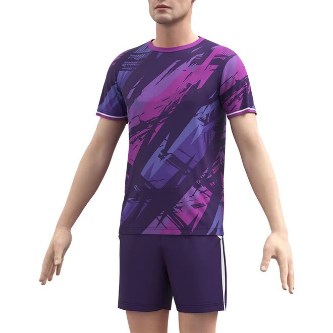 Mens Dry Quick Moisture Wicking Jersey Shirt Set