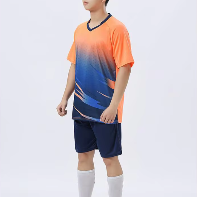 Polyester Badminton Shirt Shorts Set