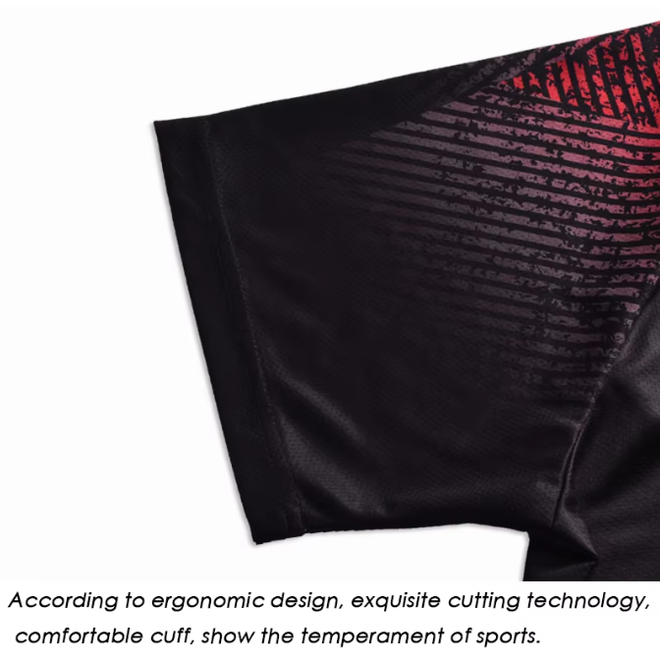 Sublimated Printed Badminton Jersey