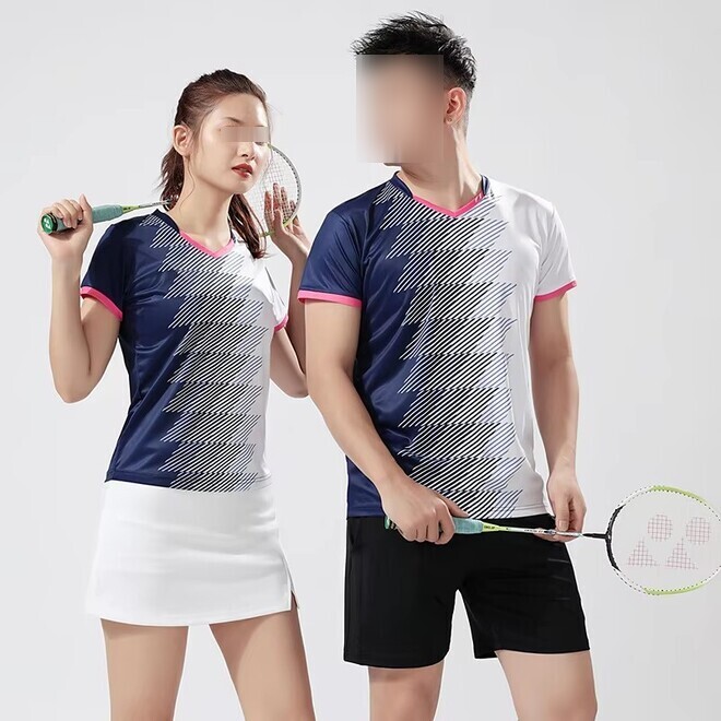Mens and Womens Badminton Quick Drying Jersey Couple Sets