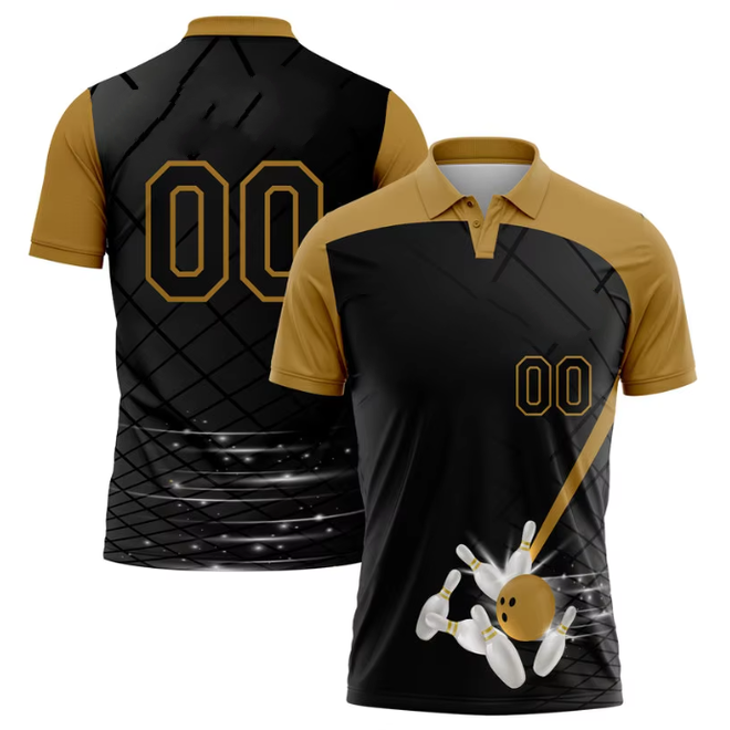 Mens Youth Comfortable Bowling Jerseys