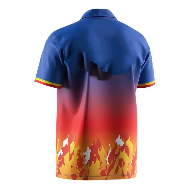 Quick Dry Short Sleeve Summer Bowling Polo Shirts